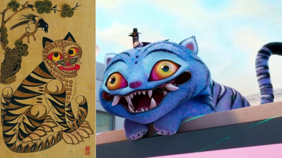 KPop Demon Hunters: Tiger and Magpie duo was inspired by Korean folk art of kkachi horangi