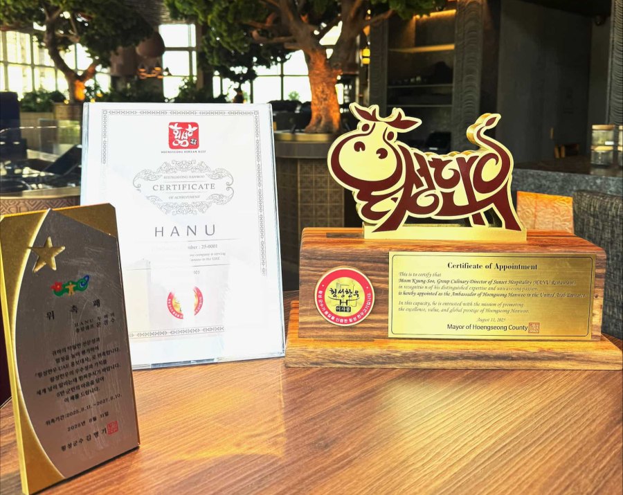 HANU Appointed Hoengseong Hanwoo Ambassador, Redefining Korean Fine Dining in Dubai