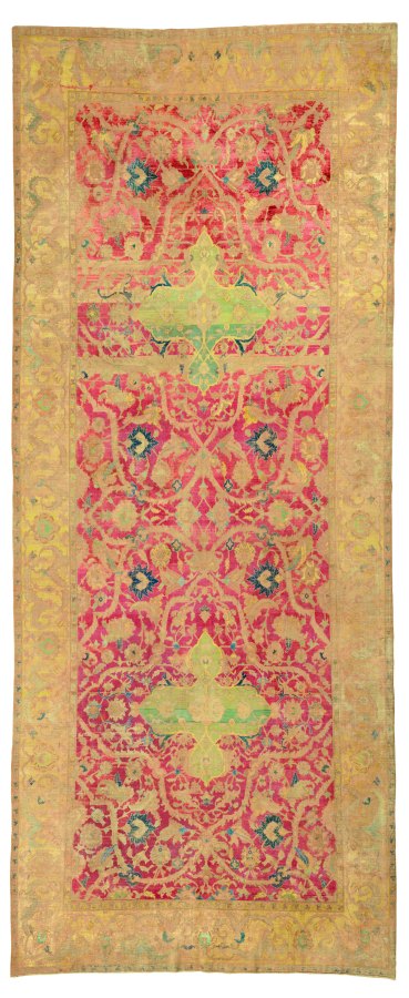 A RECENTLY DISCOVERED 17TH CENTURY SILK SAFAVID ‘POLONAISE’ CARPET LEADS THE SALE