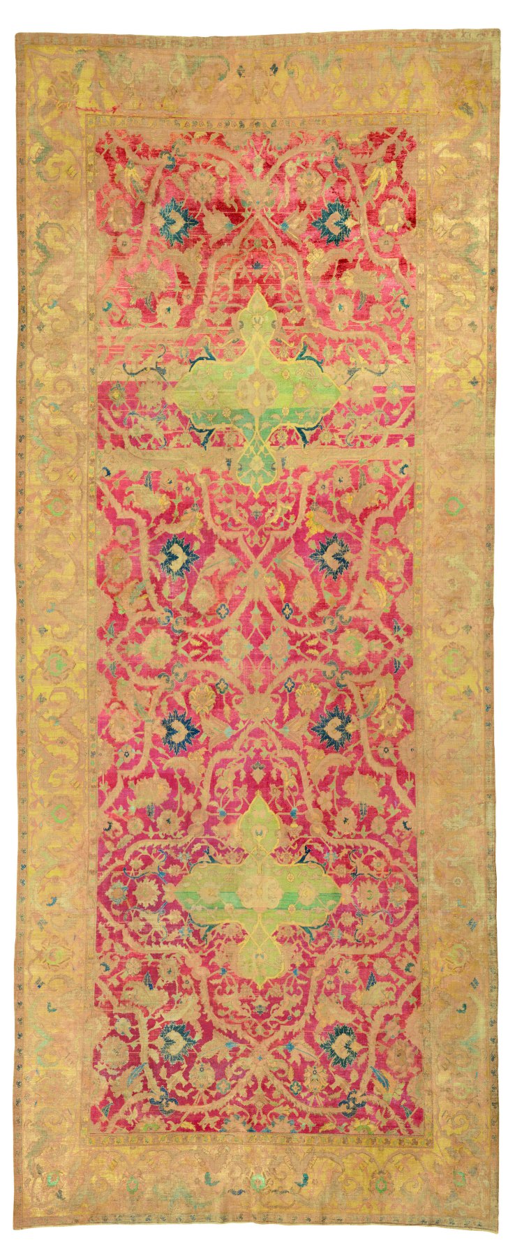 A RECENTLY DISCOVERED 17TH CENTURY SILK SAFAVID ‘POLONAISE’ CARPET LEADS THE SALE